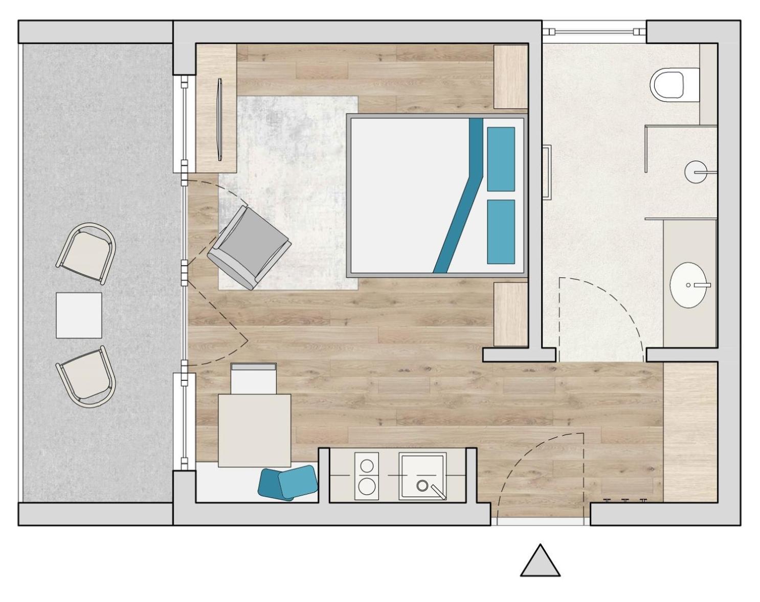 Apartment Pale Fiss Oda fotoğraf